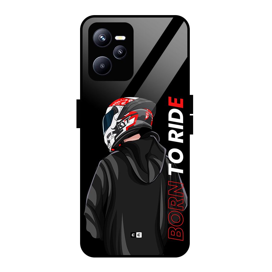 Born To Ride Glass Back Case for Realme C35
