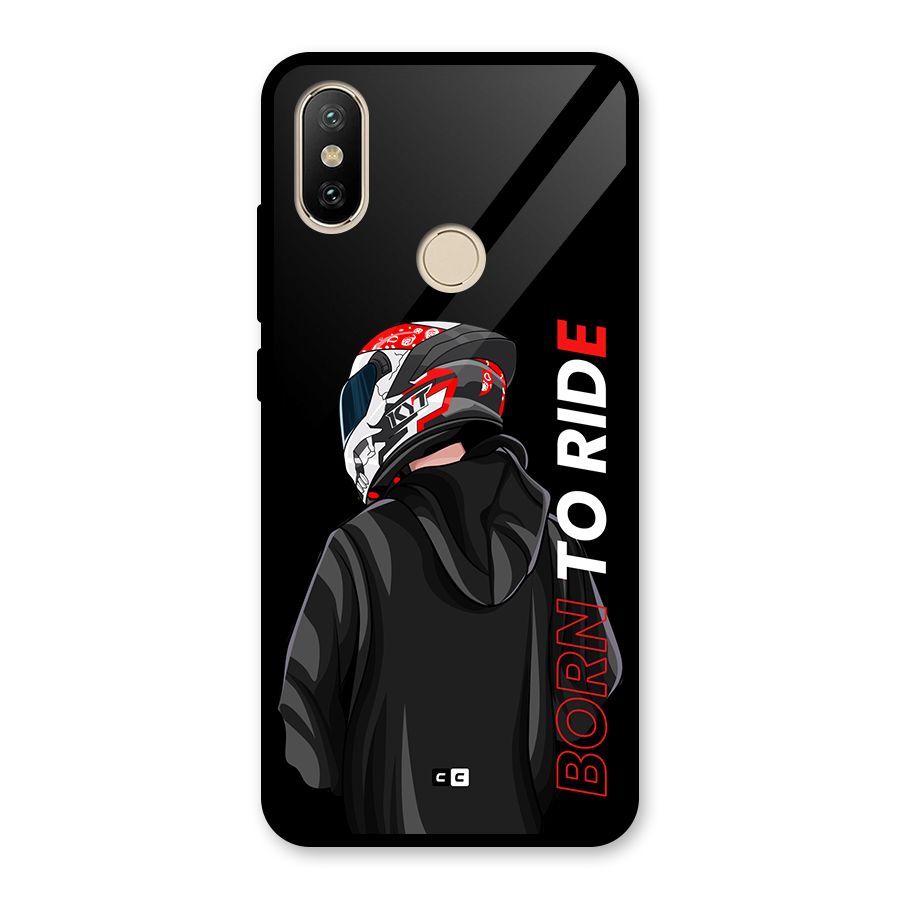 Born To Ride Glass Back Case for Redmi A1