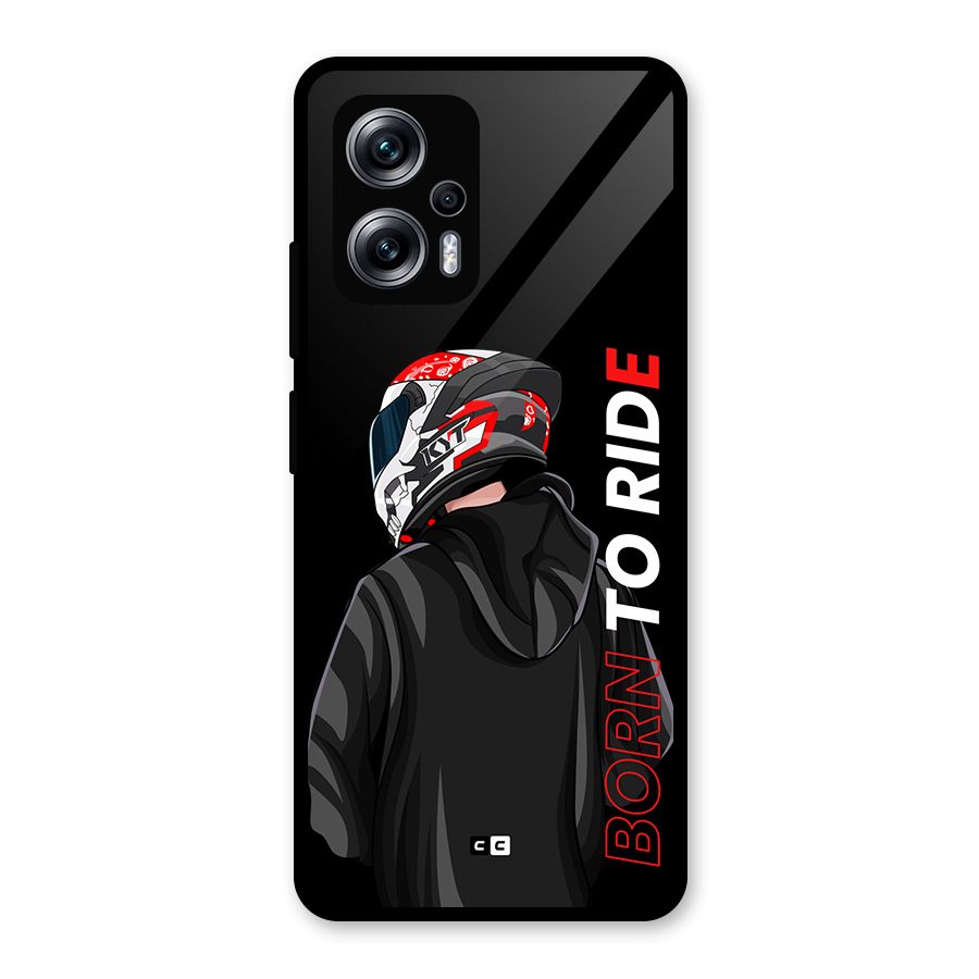 Born To Ride Glass Back Case for Redmi K50i