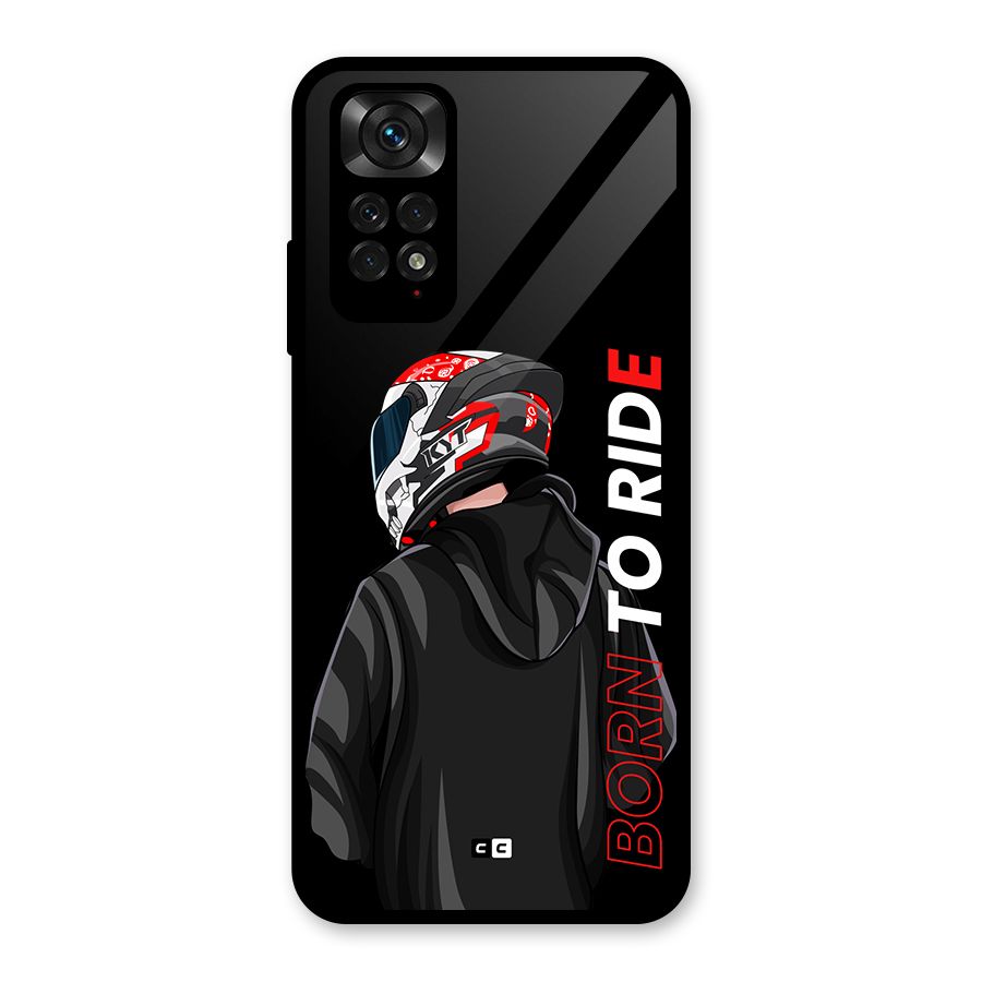 Born To Ride Glass Back Case for Redmi Note 11S