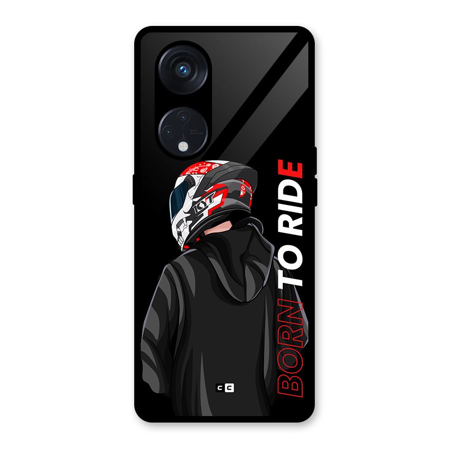 Born To Ride Glass Back Case for Reno8 T 5G