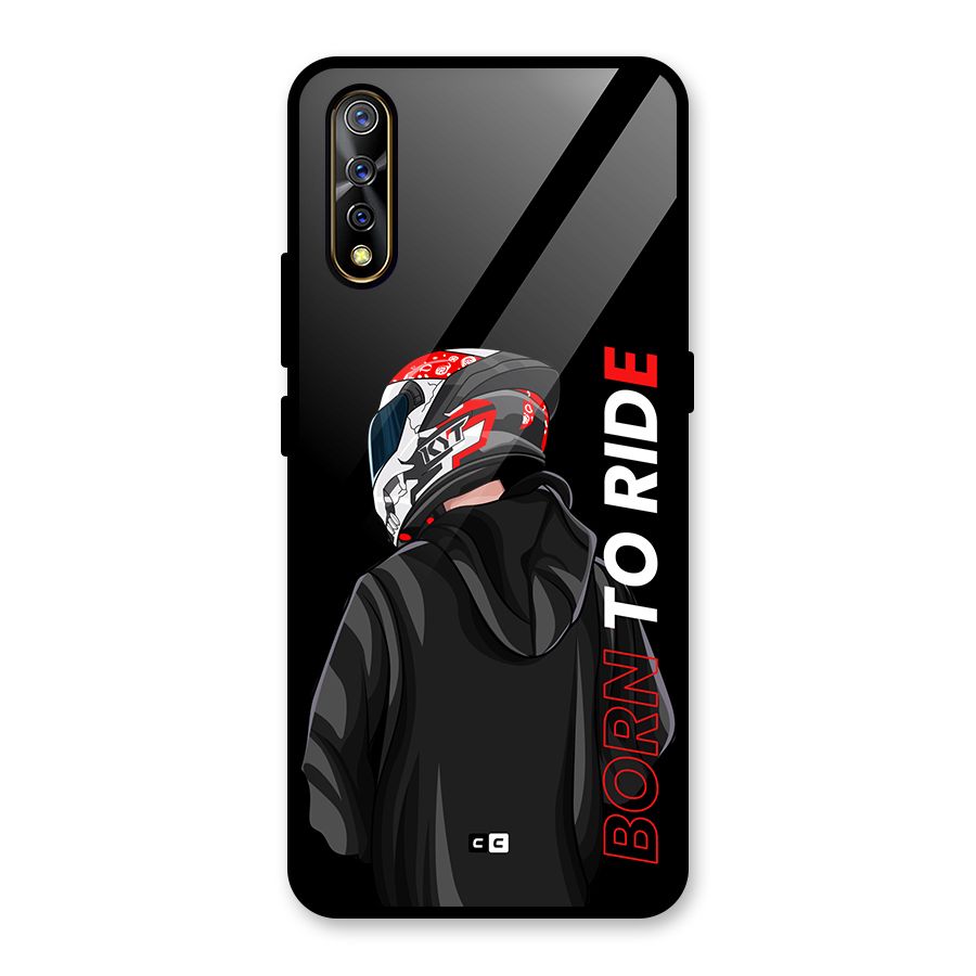 Born To Ride Glass Back Case for Vivo S1