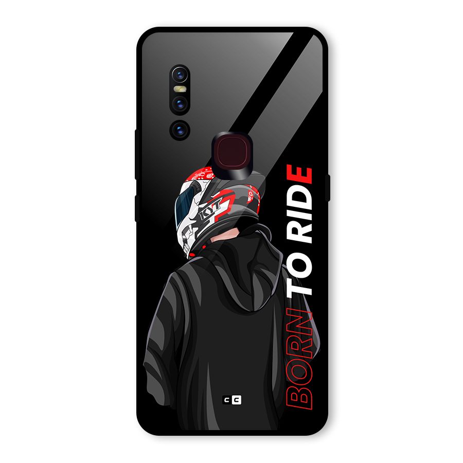 Born To Ride Glass Back Case for Vivo V15