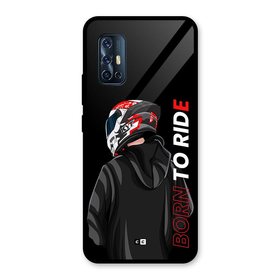 Born To Ride Glass Back Case for Vivo V17