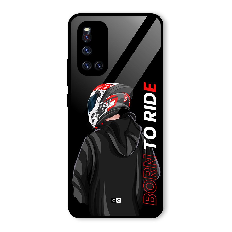 Born To Ride Glass Back Case for Vivo V19