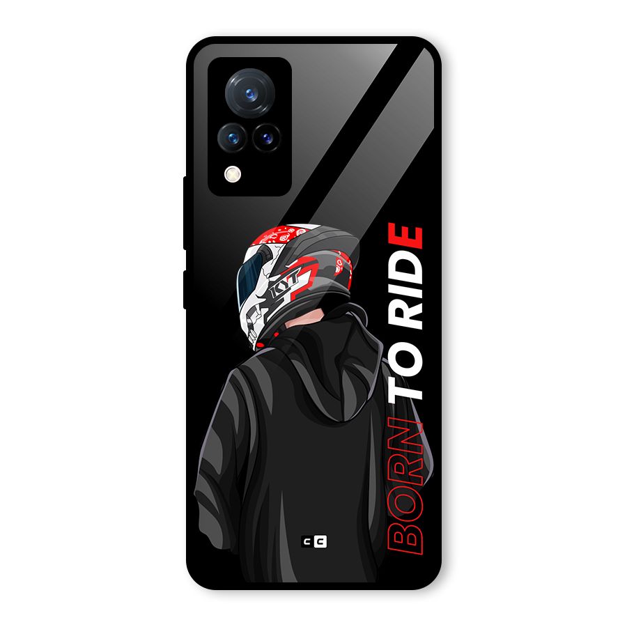 Born To Ride Glass Back Case for Vivo V21 5G