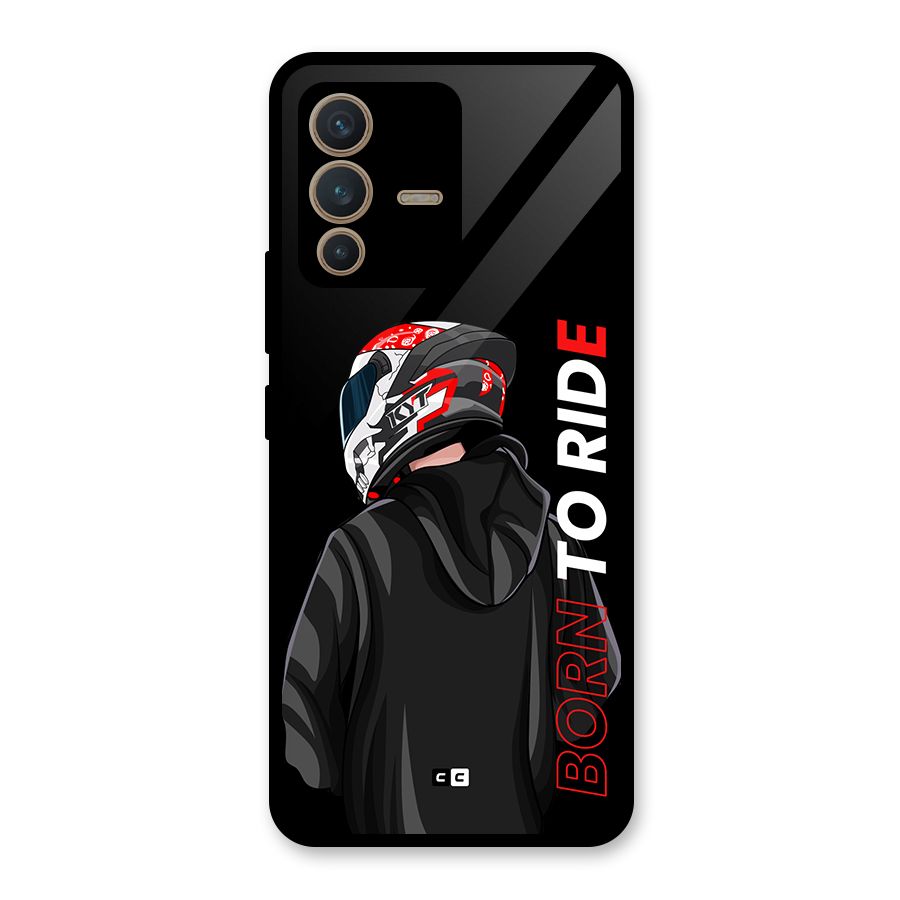 Born To Ride Glass Back Case for Vivo V23 5G