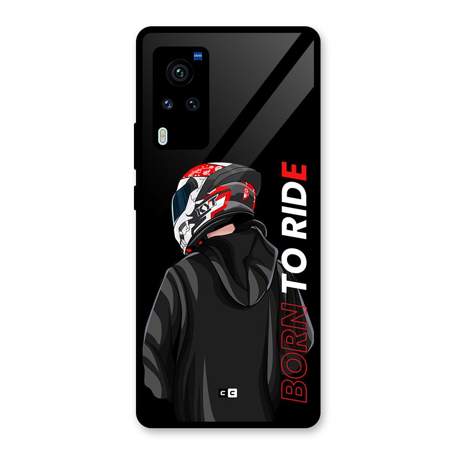 Born To Ride Glass Back Case for Vivo X60 Pro