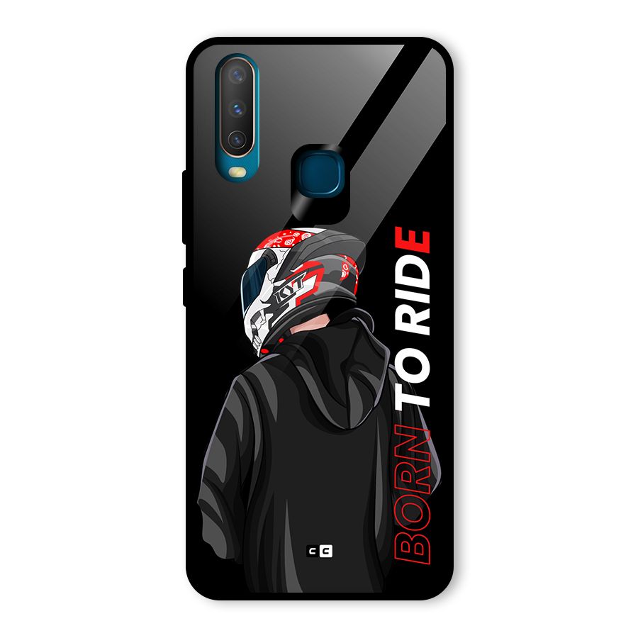 Born To Ride Glass Back Case for Vivo Y15