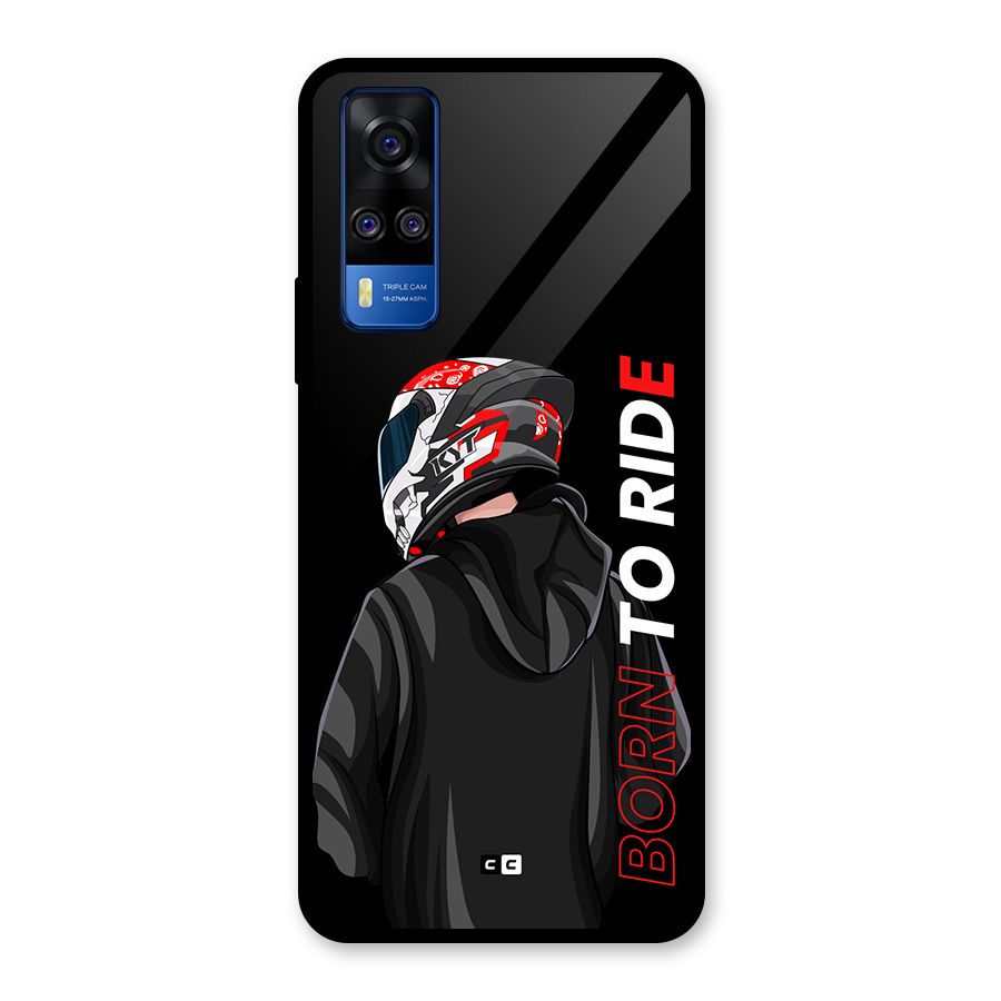 Born To Ride Glass Back Case for Vivo Y31