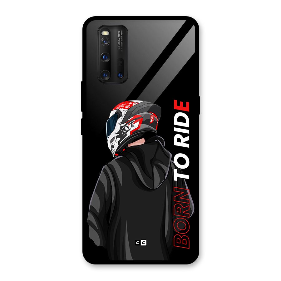 Born To Ride Glass Back Case for Vivo iQOO 3