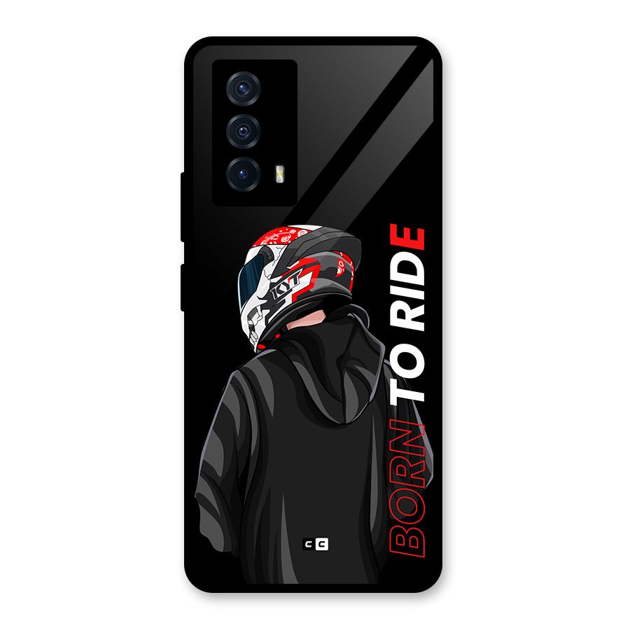 Born To Ride Glass Back Case for Vivo iQOO Z5