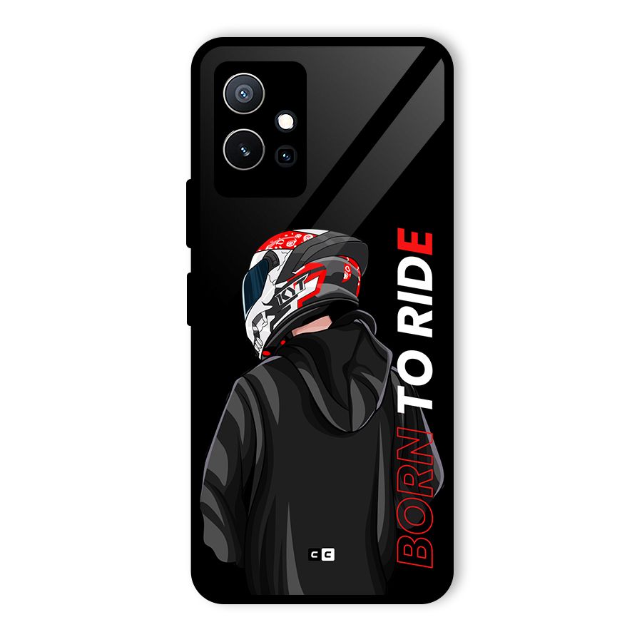 Born To Ride Glass Back Case for Vivo iQOO Z6