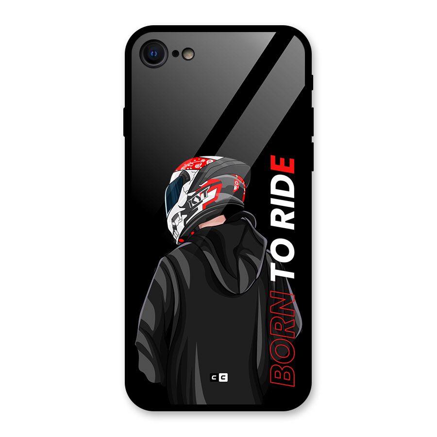 Born To Ride Glass Back Case for iPhone 7