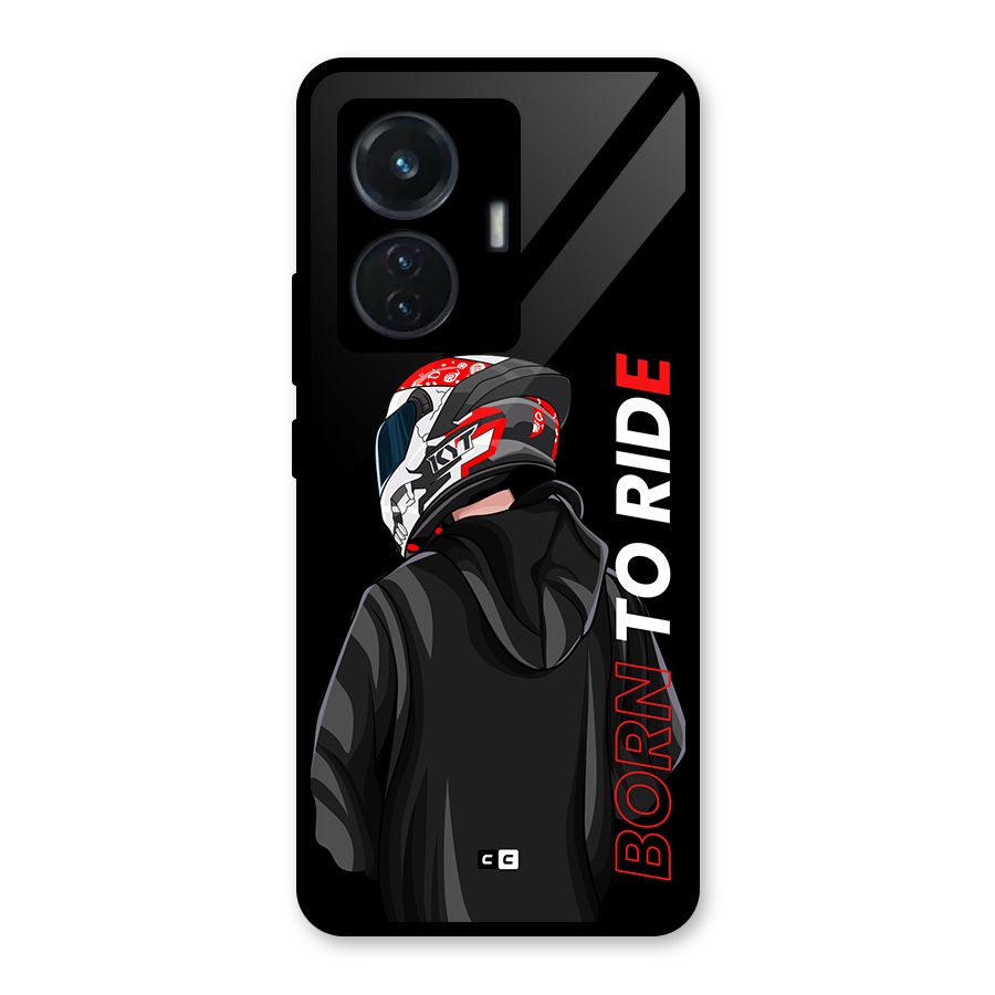 Born To Ride Glass Back Case for iQOO Z6 44W