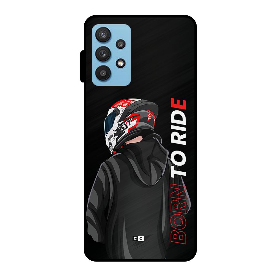 Born To Ride Metal Back Case for Galaxy M32 5G