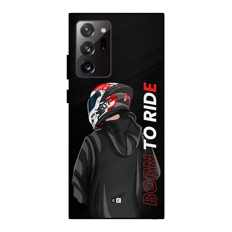 Born To Ride Metal Back Case for Galaxy Note 20 Ultra 5G