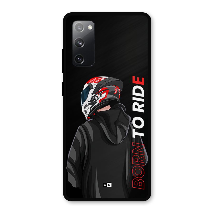 Born To Ride Metal Back Case for Galaxy S20 FE