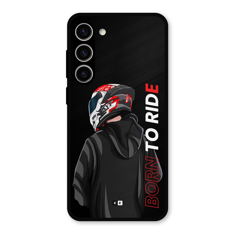 Born To Ride Metal Back Case for Galaxy S23 Plus