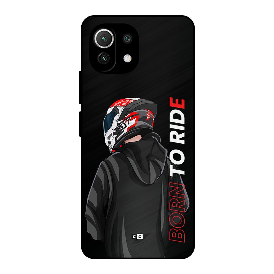 Born To Ride Metal Back Case for Mi 11 Lite