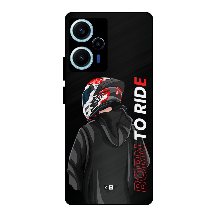 Born To Ride Metal Back Case for Poco F5