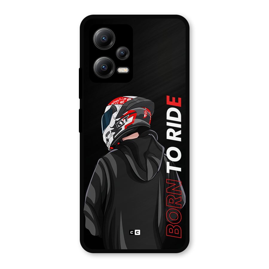 Born To Ride Metal Back Case for Poco X5
