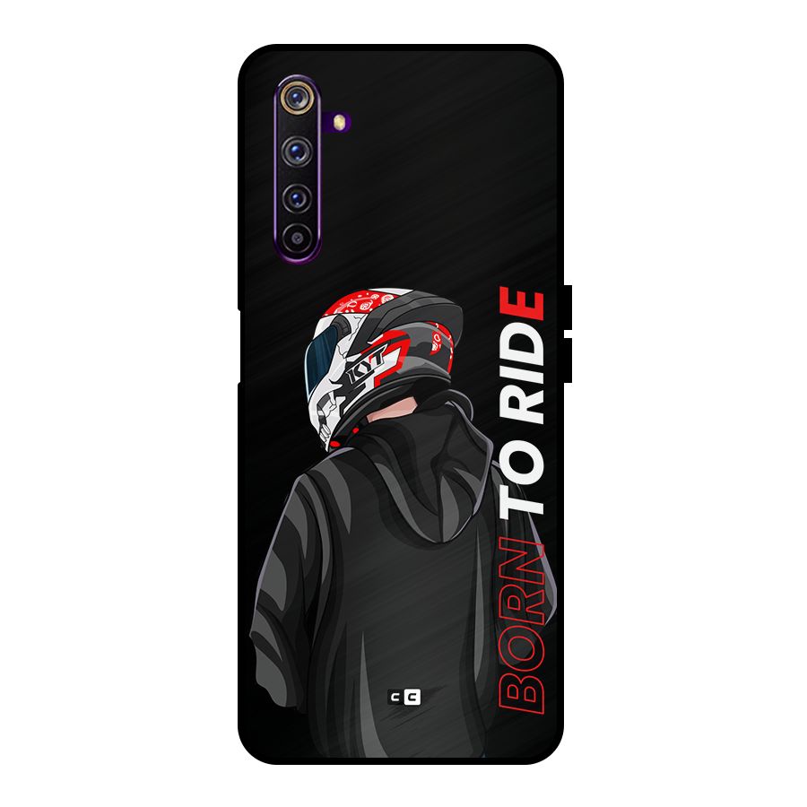 Born To Ride Metal Back Case for Realme 6 Pro