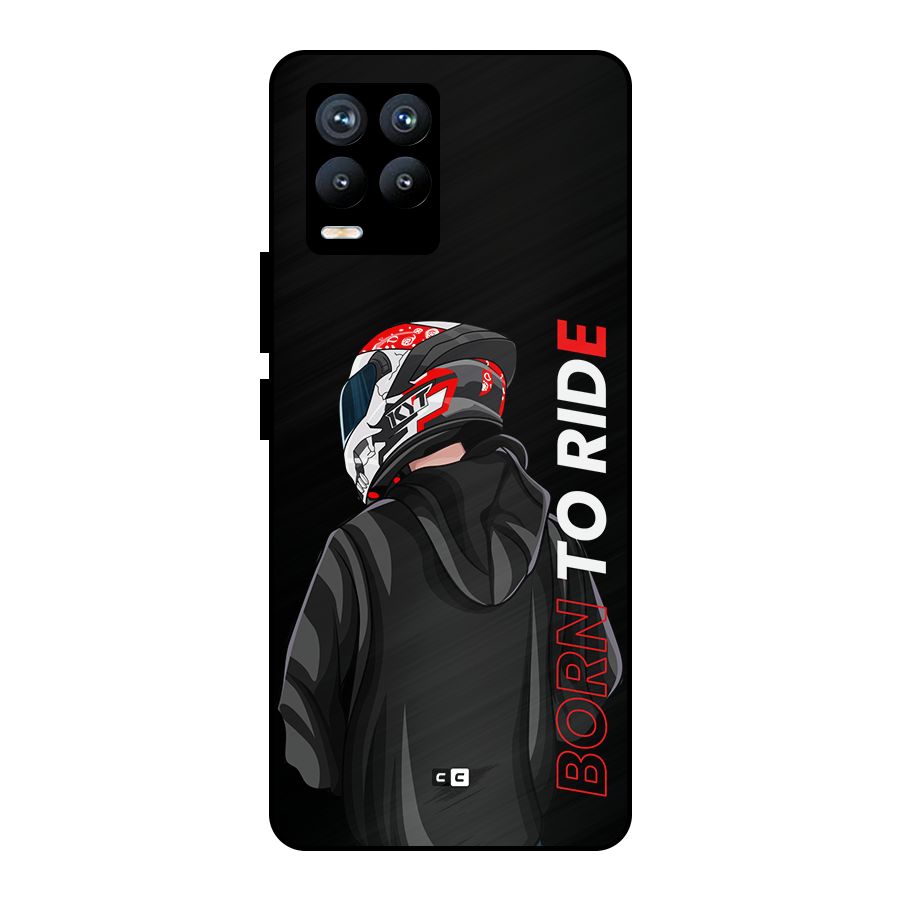 Born To Ride Metal Back Case for Realme 8 Pro