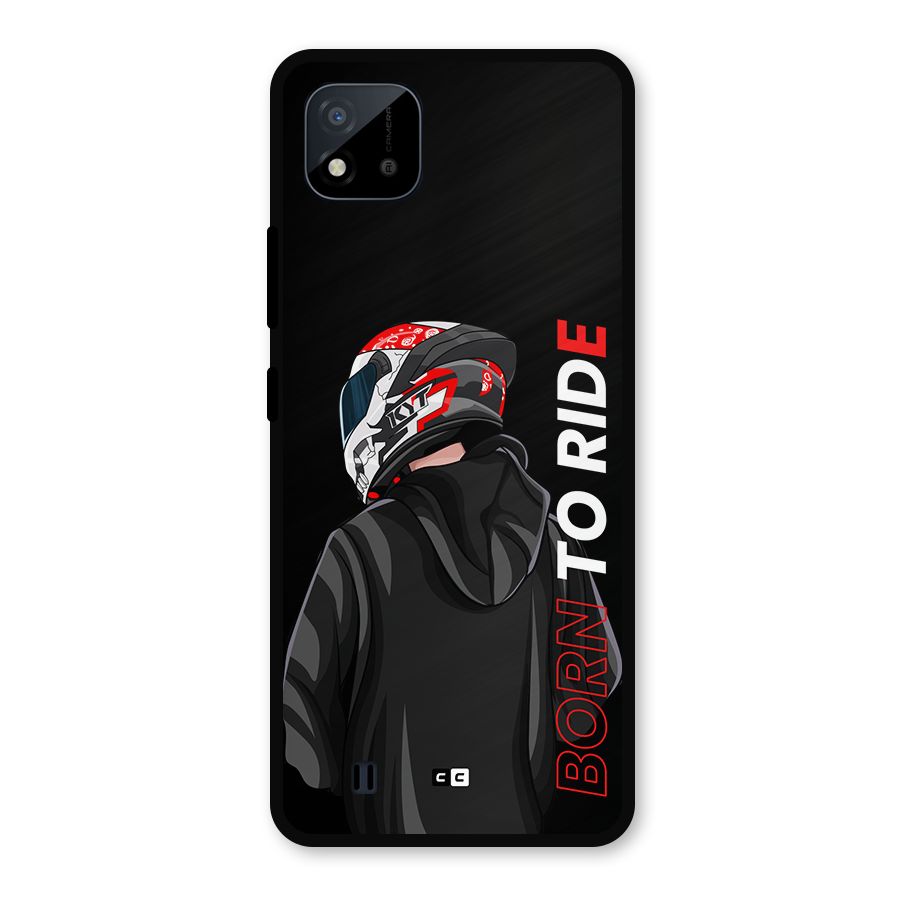 Born To Ride Metal Back Case for Realme C11 2021