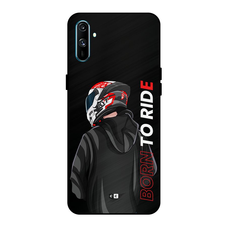 Born To Ride Metal Back Case for Realme C3