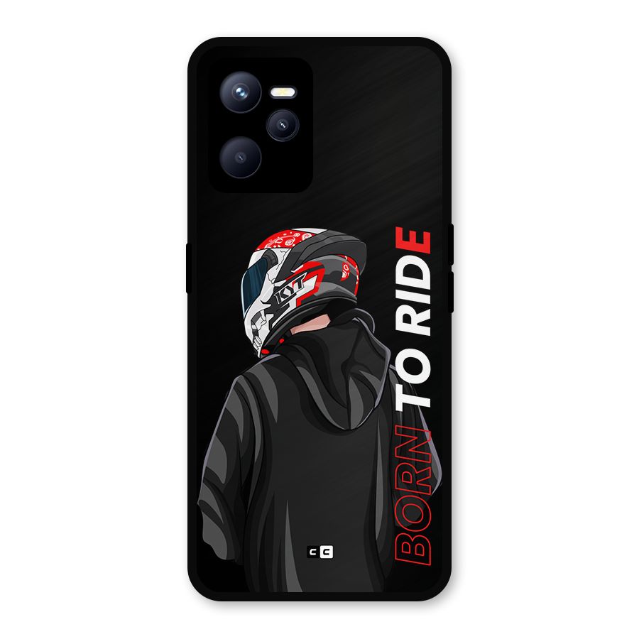 Born To Ride Metal Back Case for Realme C35