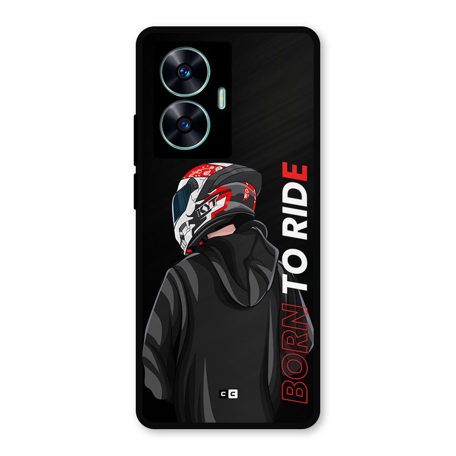 Born To Ride Metal Back Case for Realme Narzo N55