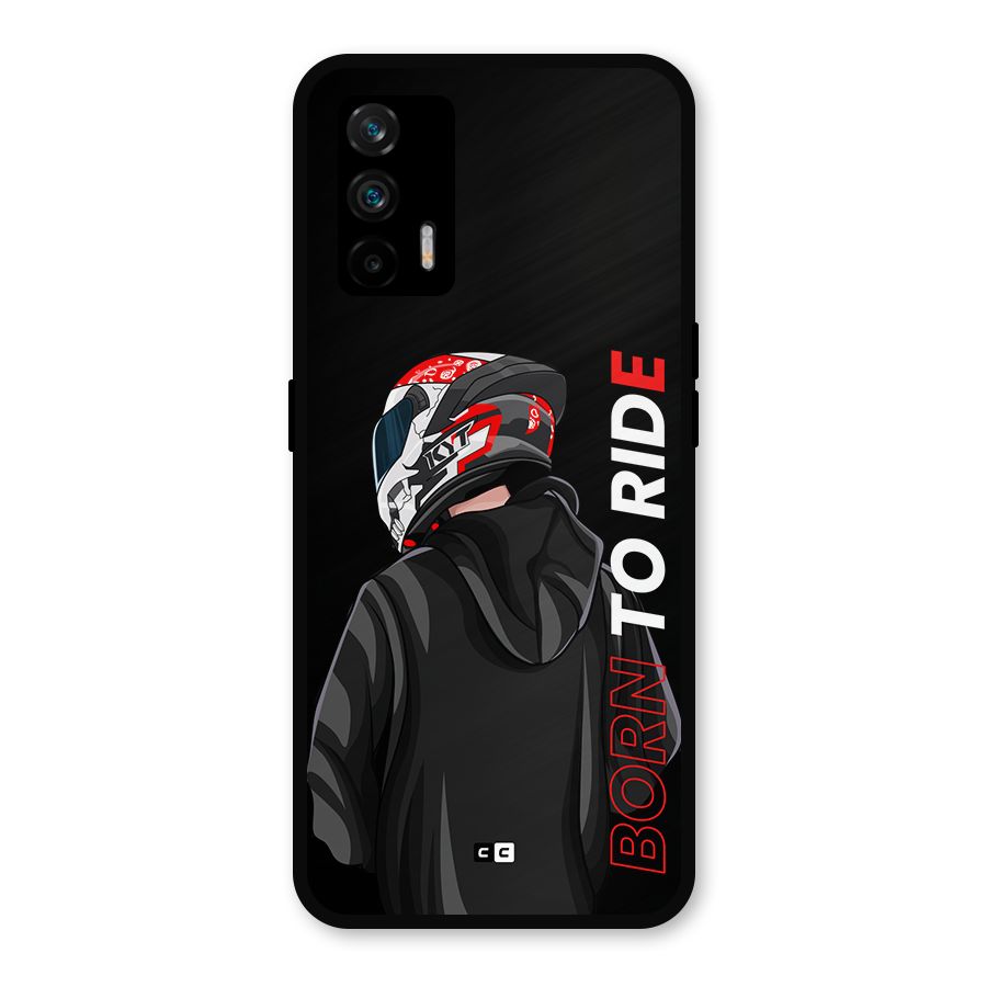 Born To Ride Metal Back Case for Realme X7 Max