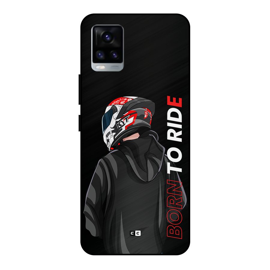 Born To Ride Metal Back Case for Vivo V20 2021