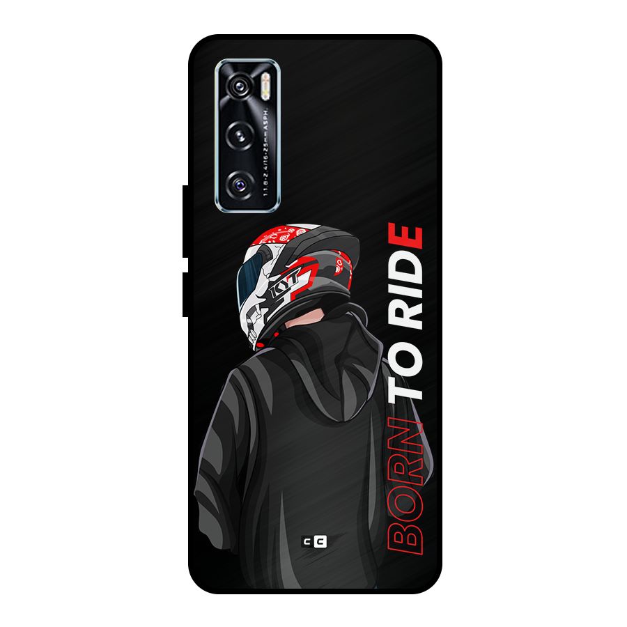 Born To Ride Metal Back Case for Vivo V20 SE