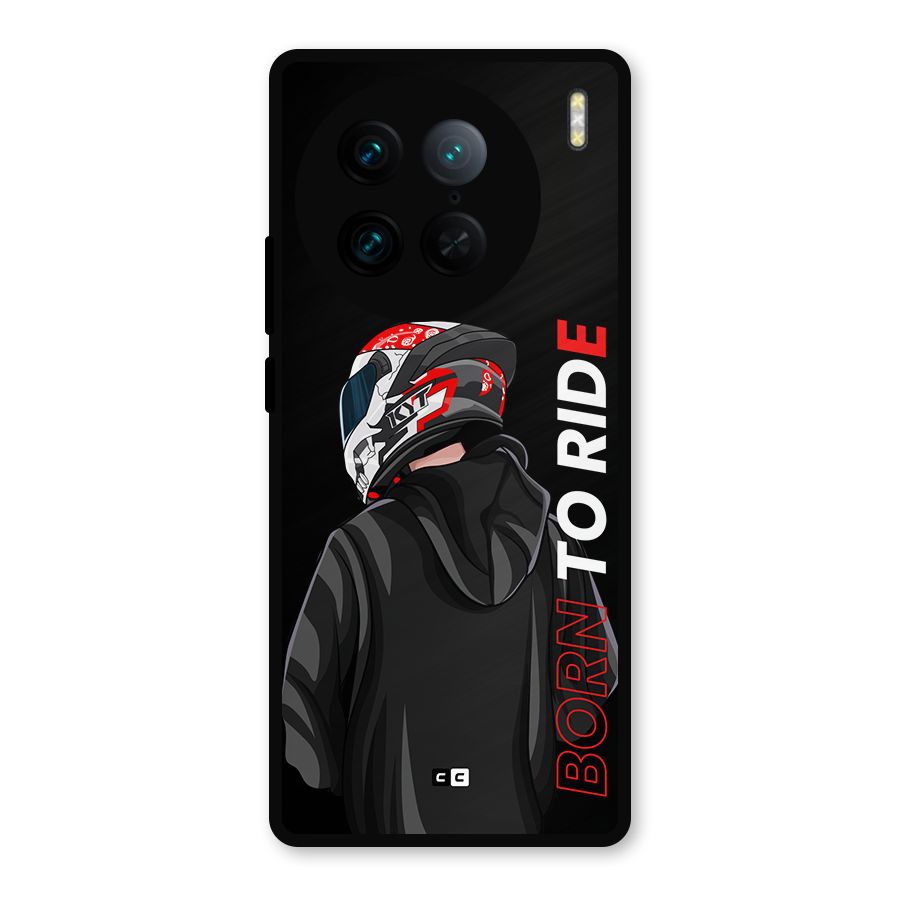 Born To Ride Metal Back Case for Vivo X90 Pro