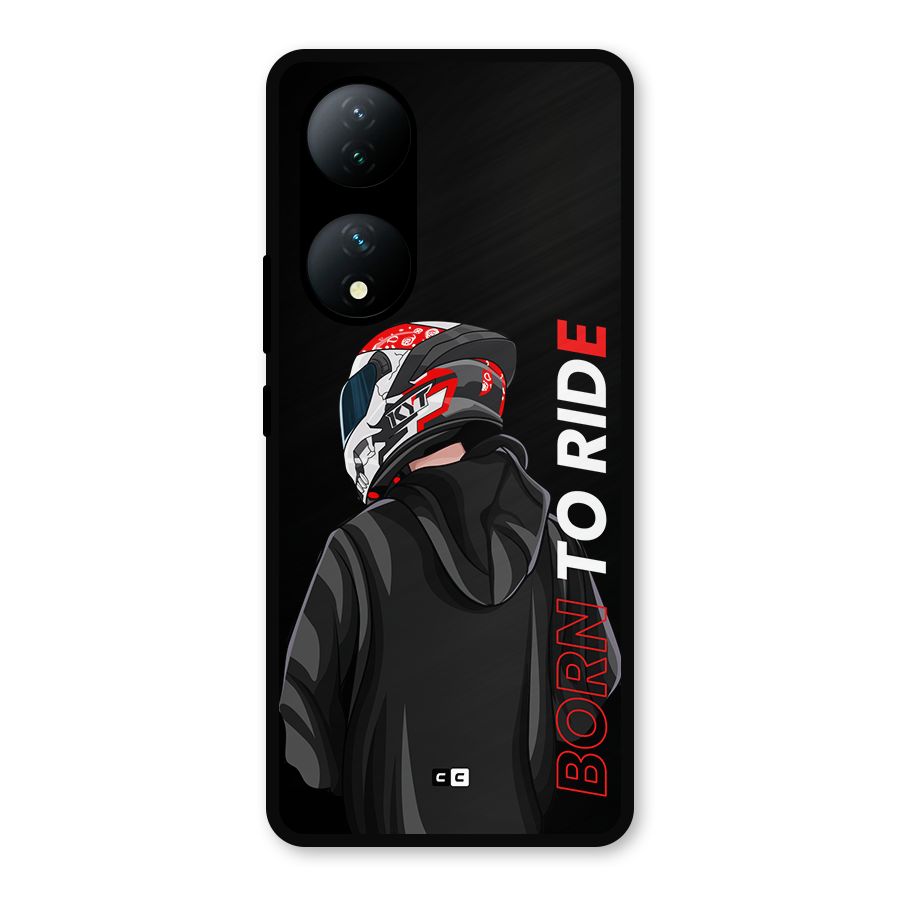 Born To Ride Metal Back Case for Vivo Y100a