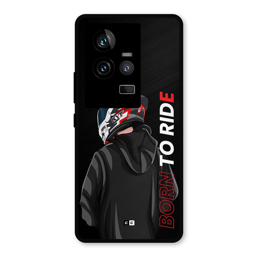 Born To Ride Metal Back Case for iQOO 11 5G