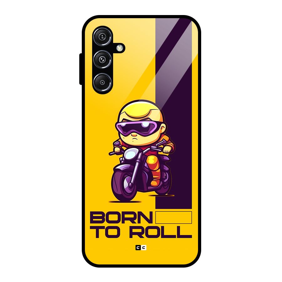 Born To Roll Glass Back Case for Galaxy M34 5G