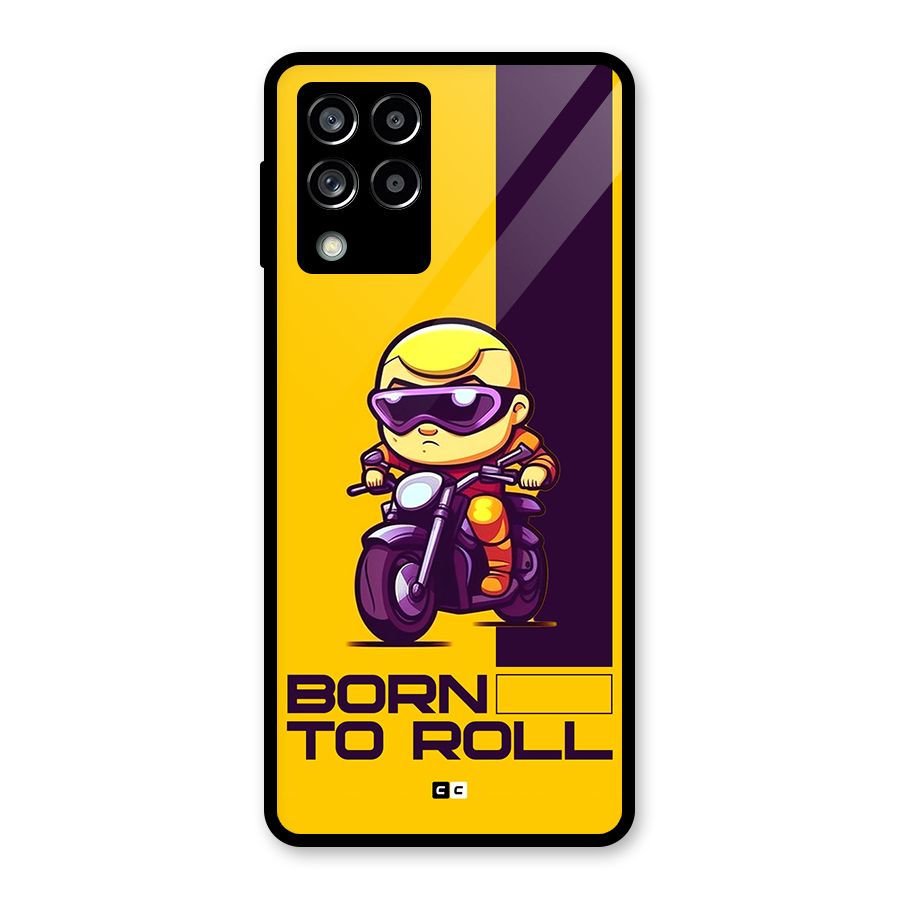Born To Roll Glass Back Case for Galaxy M53 5G