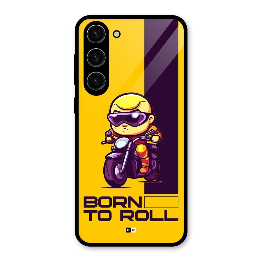 Born To Roll Glass Back Case for Galaxy S23 Plus