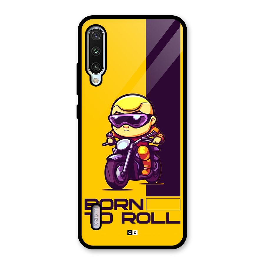 Born To Roll Glass Back Case for Mi A3