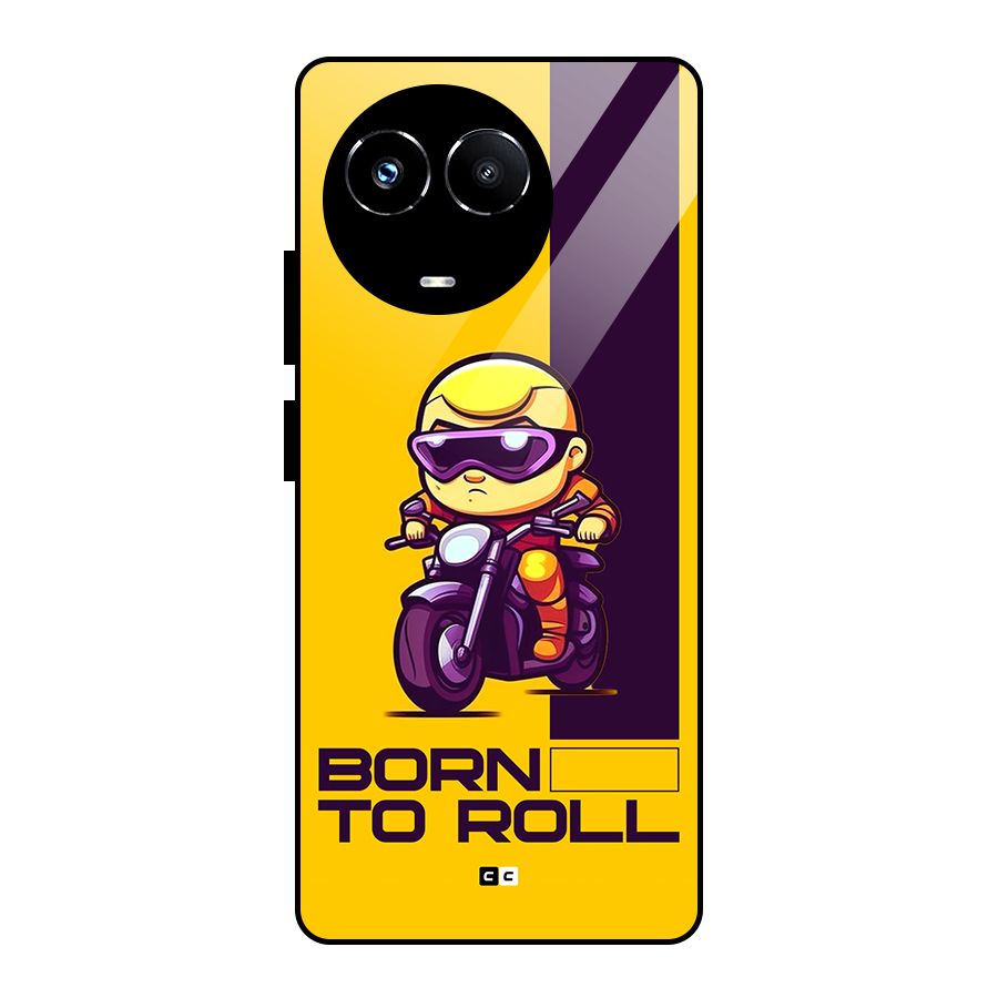 Born To Roll Glass Back Case for Realme Narzo 60X