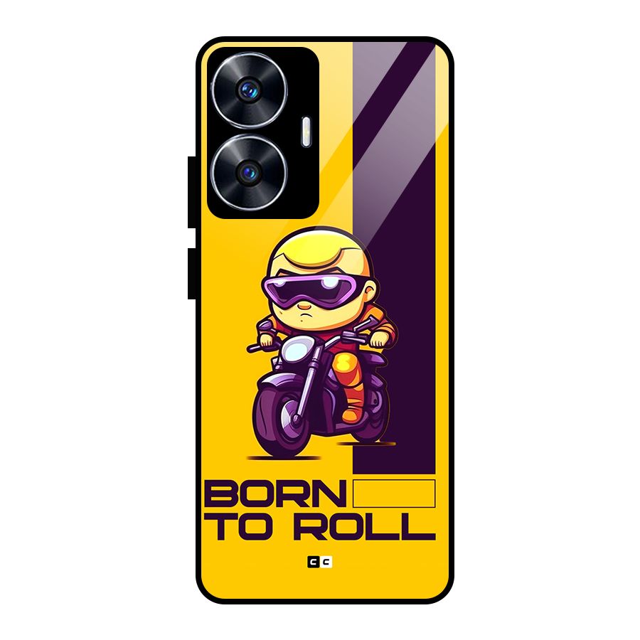 Born To Roll Glass Back Case for Realme Narzo N55