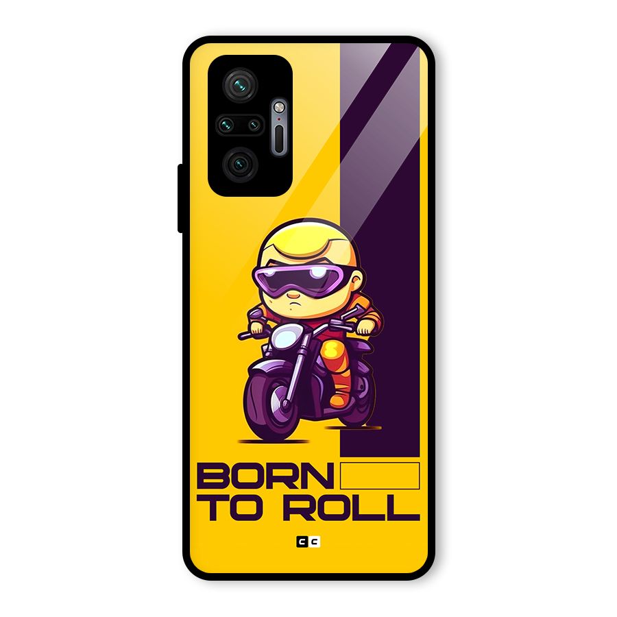 Born To Roll Glass Back Case for Redmi Note 10 Pro Max