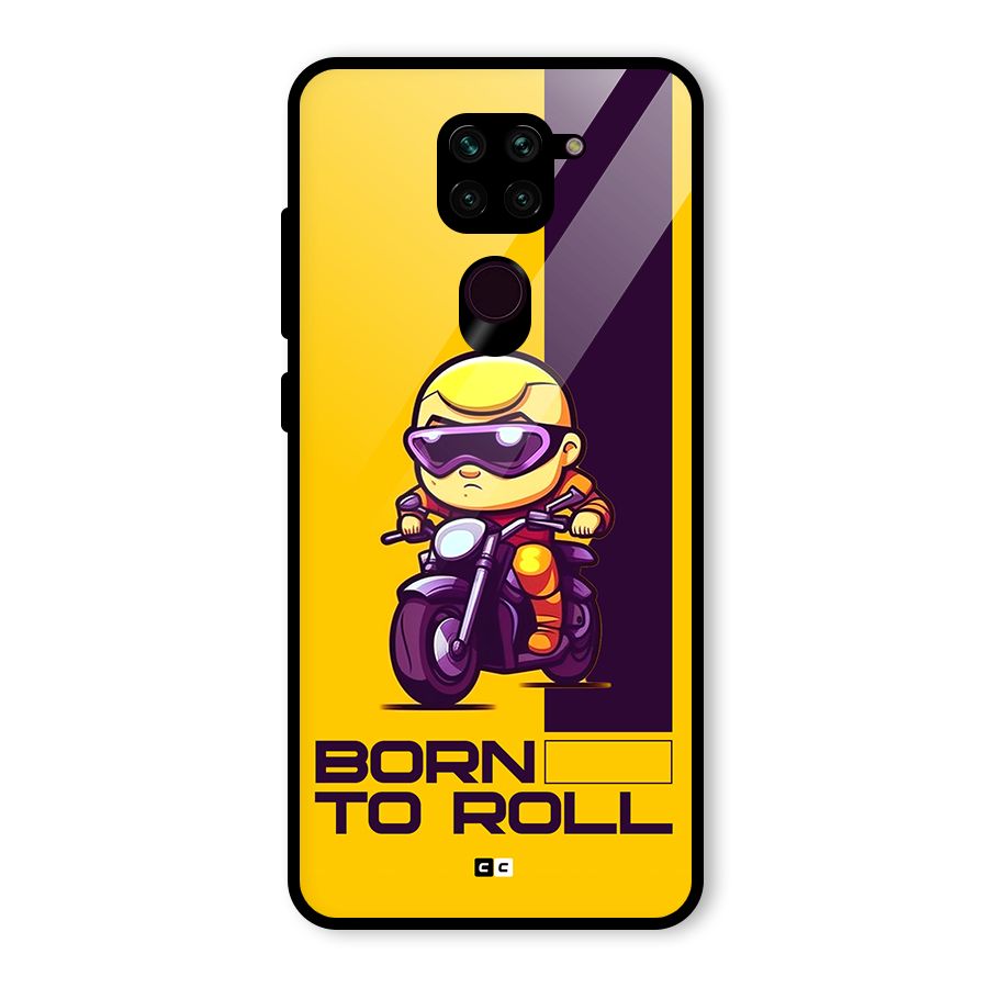 Born To Roll Glass Back Case for Redmi Note 9