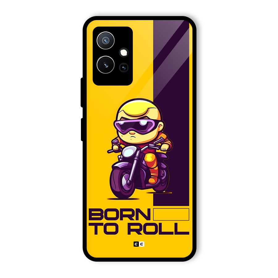 Born To Roll Glass Back Case for Vivo T1 5G