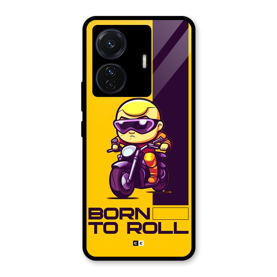 Born To Roll Glass Back Case for Vivo T1 Pro