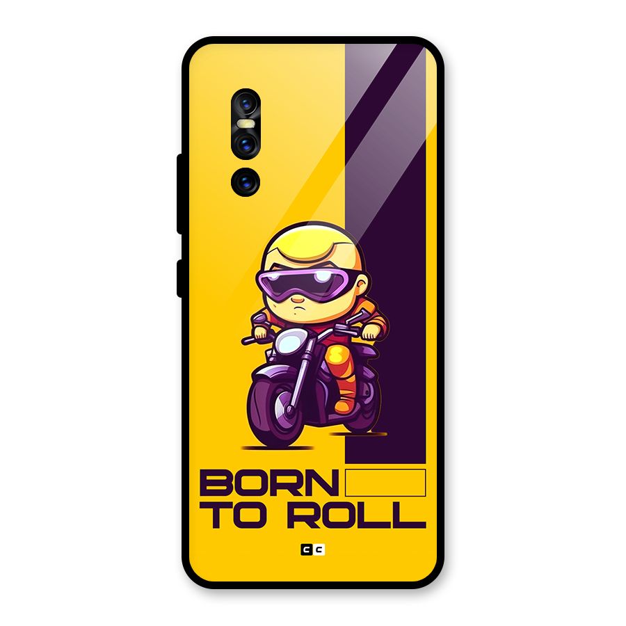 Born To Roll Glass Back Case for Vivo V15 Pro