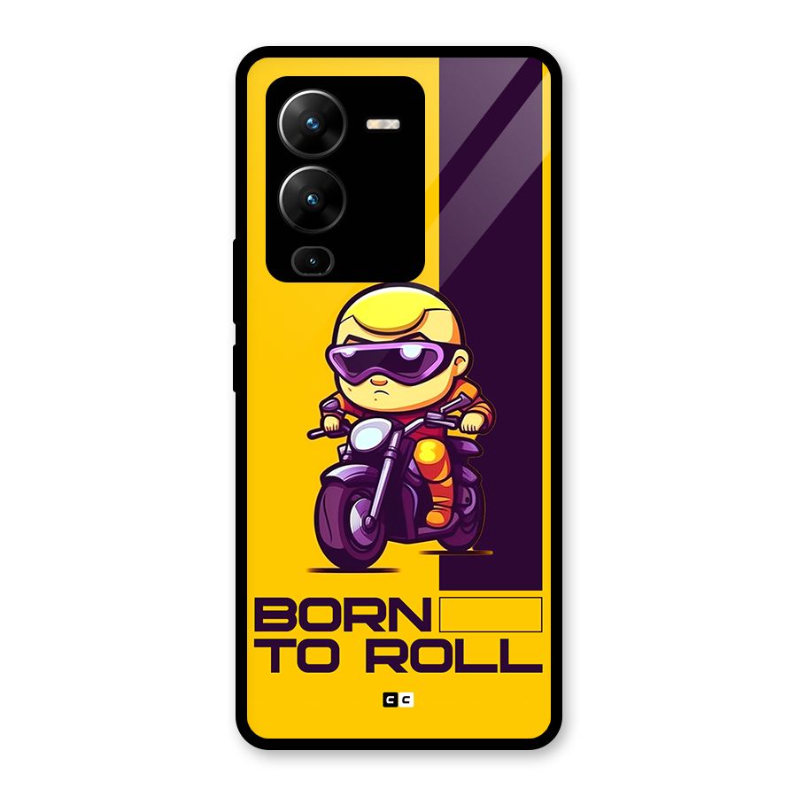 Born To Roll Glass Back Case for Vivo V25 Pro